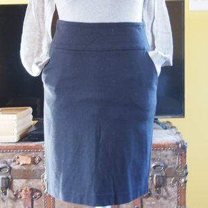 CAbi #739 Stretch Ponte Knit Skirt w/pockets Sz 4
